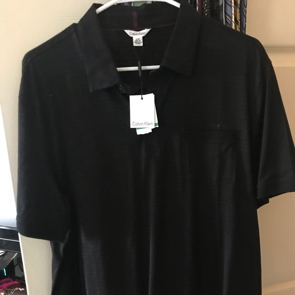 Black CK polo